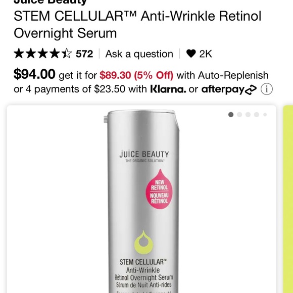 Juice beauty overnight serum - Picture 2 of 3